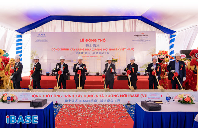 IBASE Broke Ground on New Manufacturing Site in Vietnam